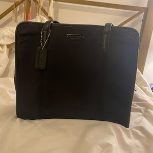 Black coach satchel purse